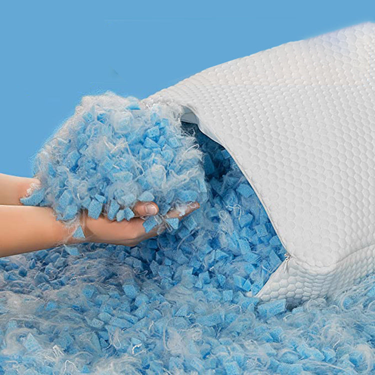 Pillow with memory foam